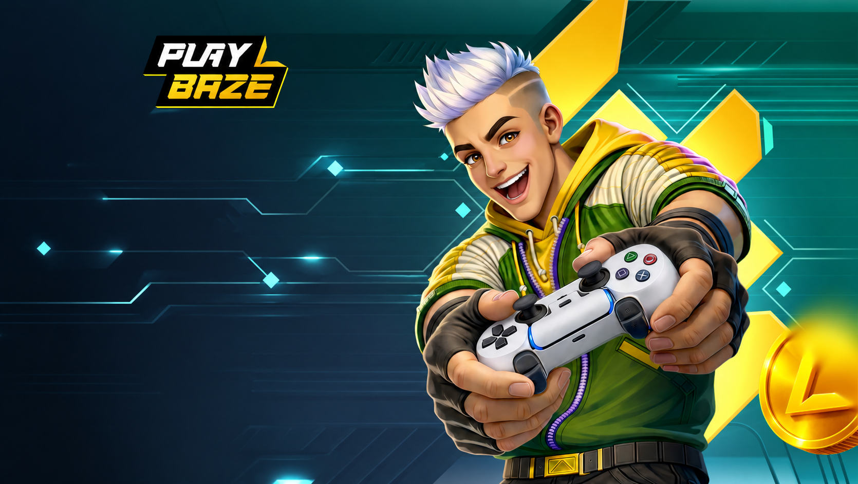 Il sito mobile di PlayBaze Casino nel browser per l'Italia